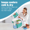 Cool Coolers XL Soft Ice, Coastal Cabana Stripe
