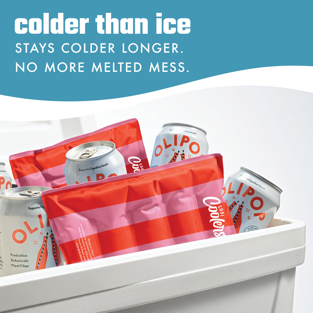 Cool Coolers XL Soft Ice, Daiquiri Cabana Stripe