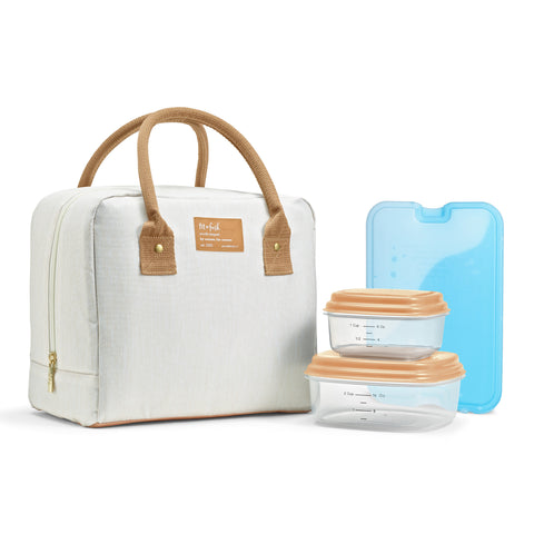 Bloomington Lunch Bag, Ivory