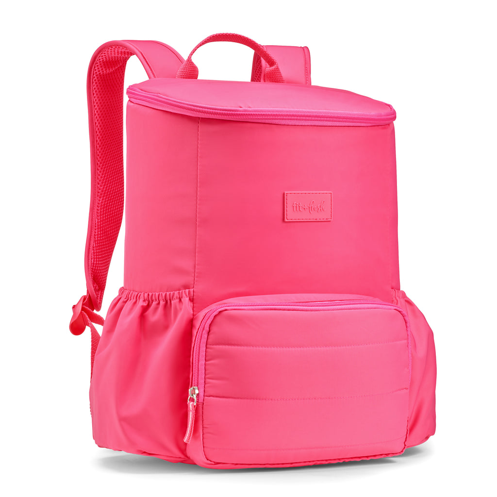 Izzy Backpack Cooler, Hot Pink