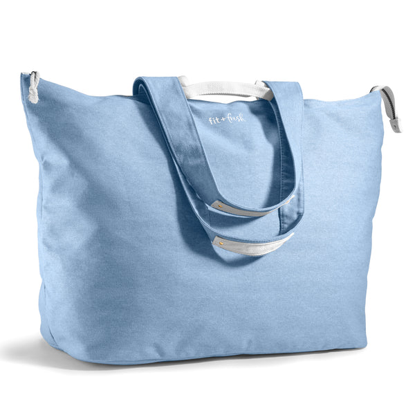 All The Things XL Travel Tote Bag, Denim