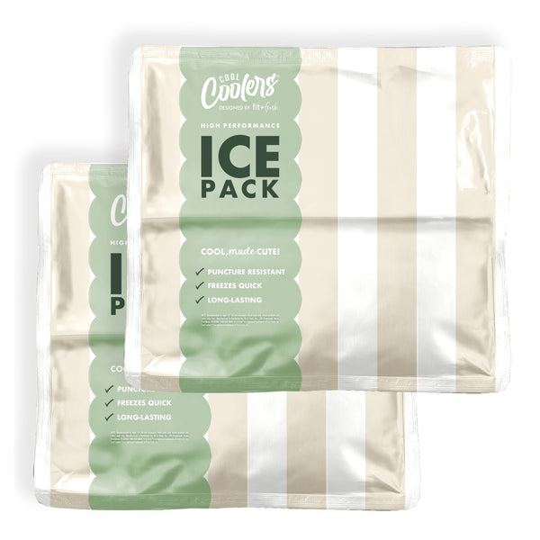 Cool Coolers XXL High Performance Cooler Ice, Pina Colada Cabana Stripe