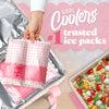 Cool Coolers XXL High Performance Cooler Ice, Pink Gingham