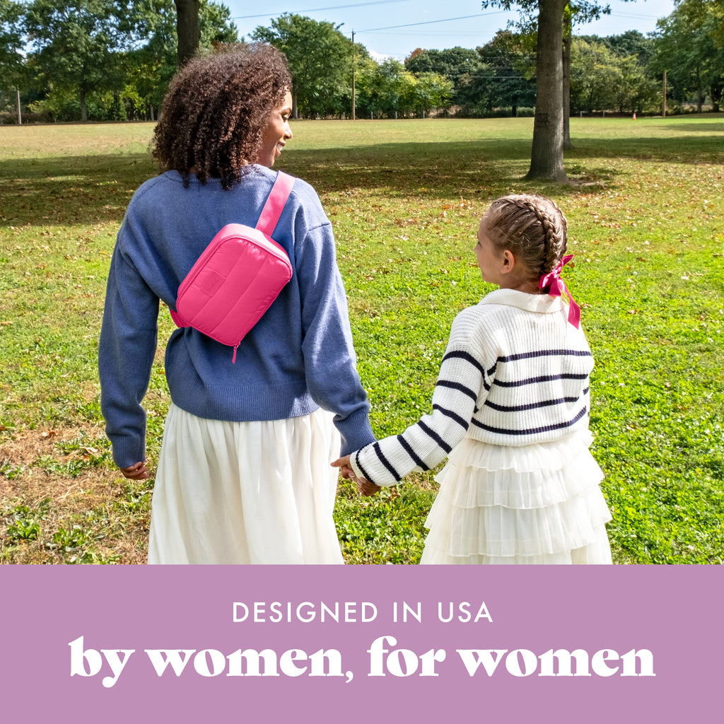 Jada 3-Can Cooler Belt Bag, Hot Pink