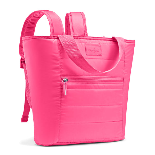 Mari 12-Can Backpack Cooler Tote, Hot Pink
