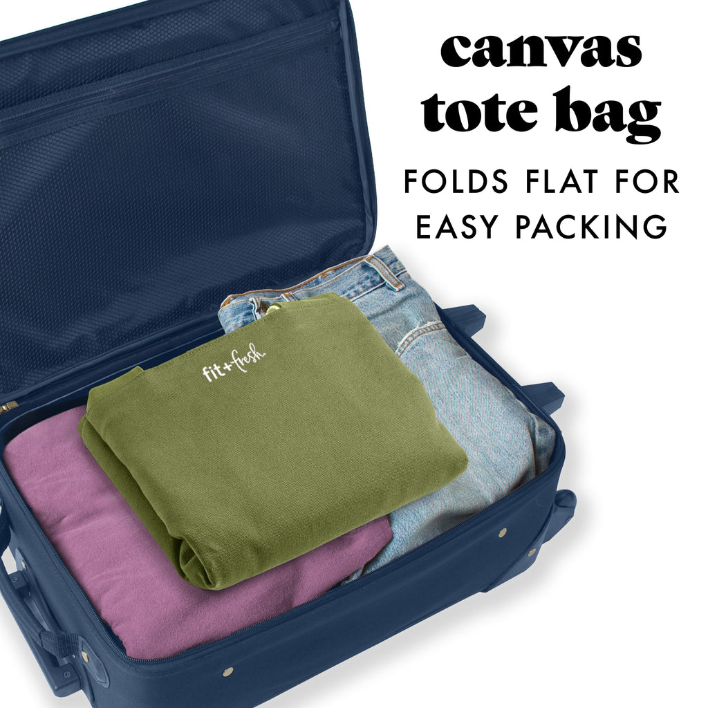 fit & fresh voyager travel commuter tote bag All The Things XL Travel Tote Bag, Olive – Fit + Fresh Online Store