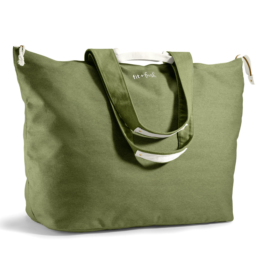All The Things XL Travel Tote Bag, Olive