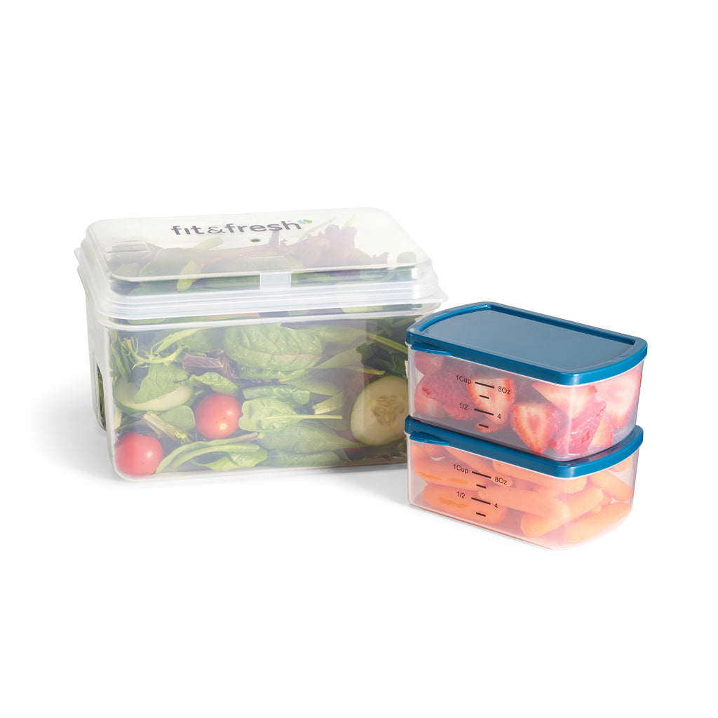 Fit & Fresh - Fit & Fresh Container Set, Lunch On the Go, 7 Piece