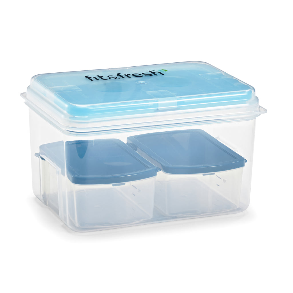 Fit & Fresh Container Set 1 ea, Plastic Containers