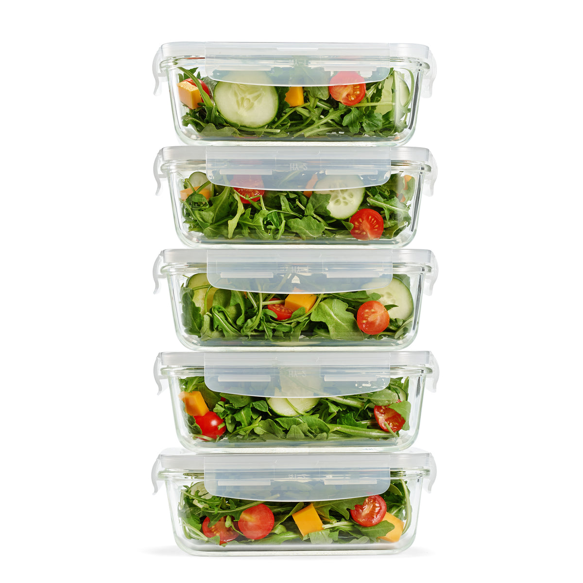 Prep & Savour [8-Pack, 30 Oz] Glass Meal Prep Containers, Food