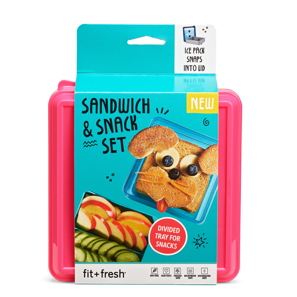 Sandwich & Snack Set,  Multicolored