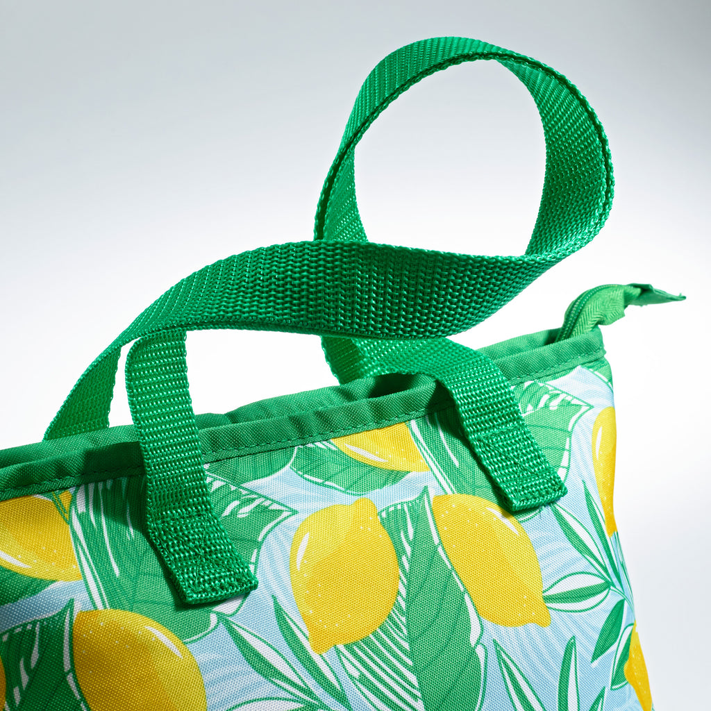 Fit + Fresh Insulated Lunch Bag for Women with Salad Container, Lemon  Breeze 