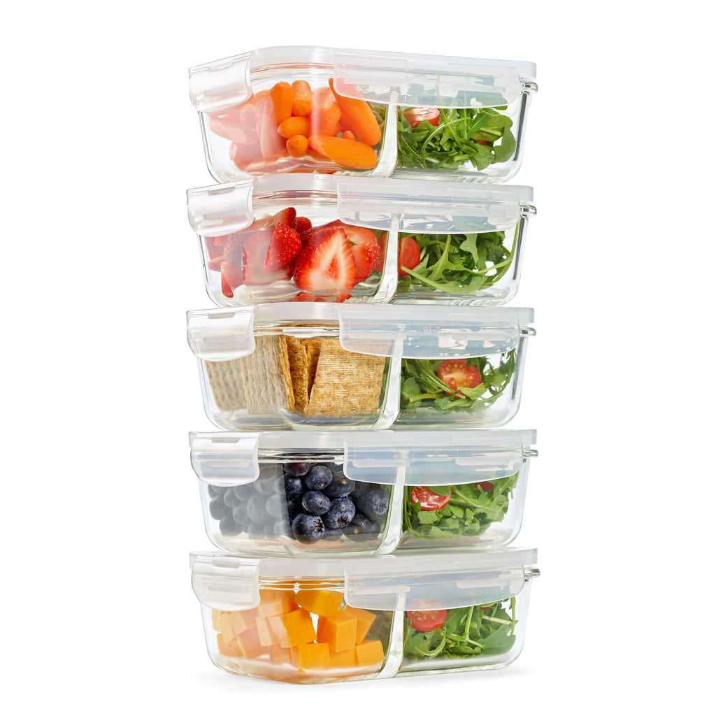 Lowest Price: Divided Meal Prep Containers
