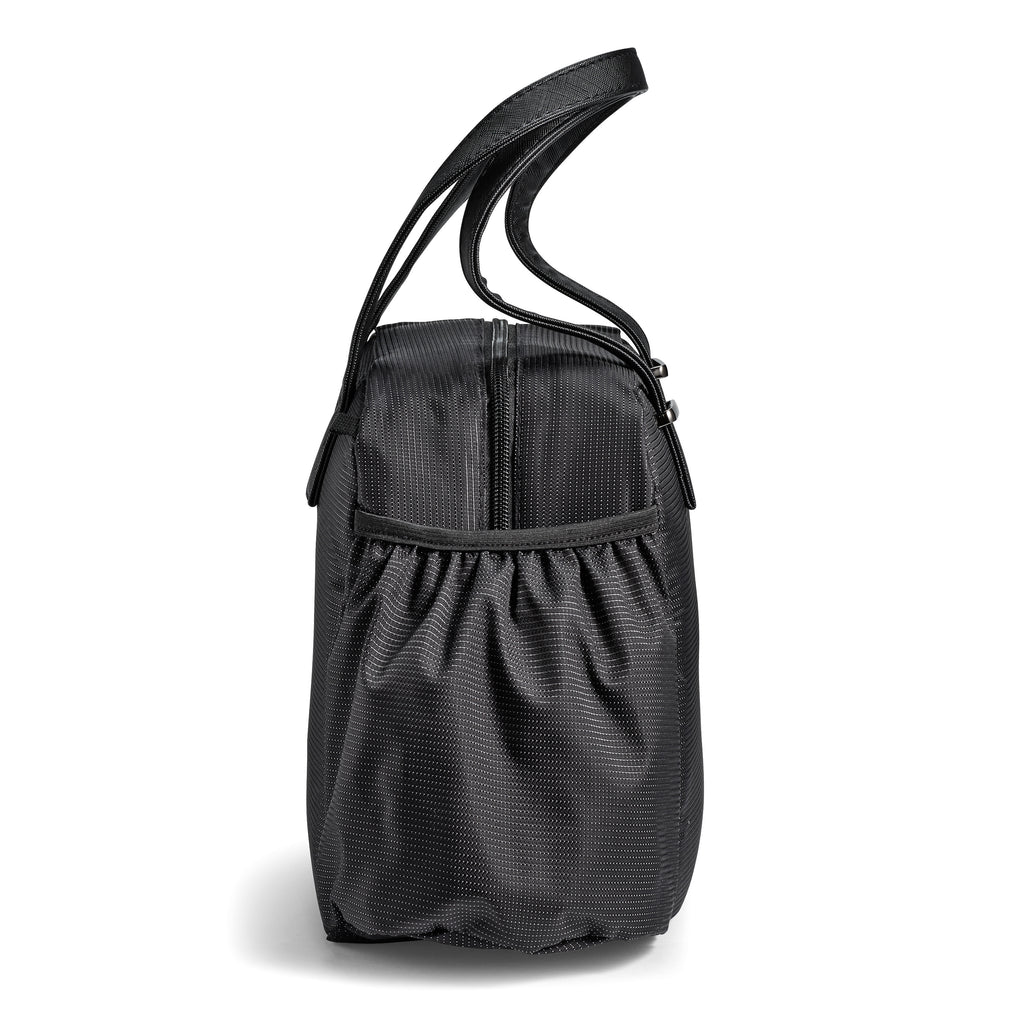Fit & Fresh Laketown Lunch Bag with Containers and SS Water Bottle - Black