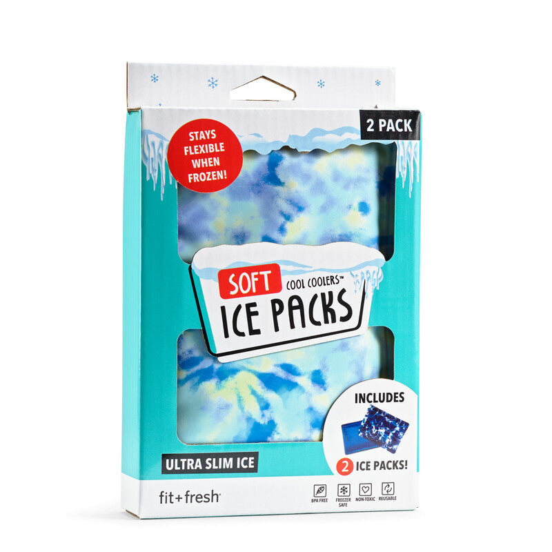 Cool Coolers Soft Ice, Aqua Tie Dye