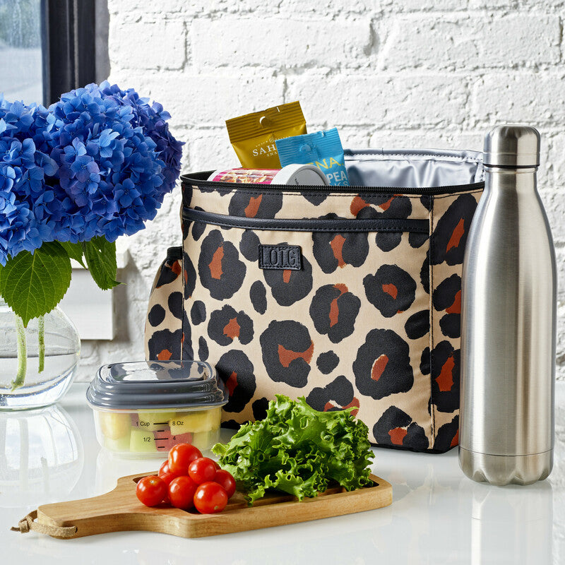 Fit + Fresh Sanibel Insulated Lunch Bag - Cheetah